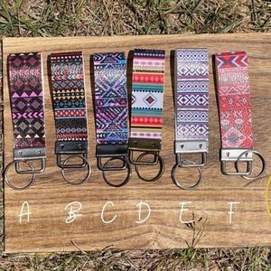 Boho Leather Key Fob Lanyard
